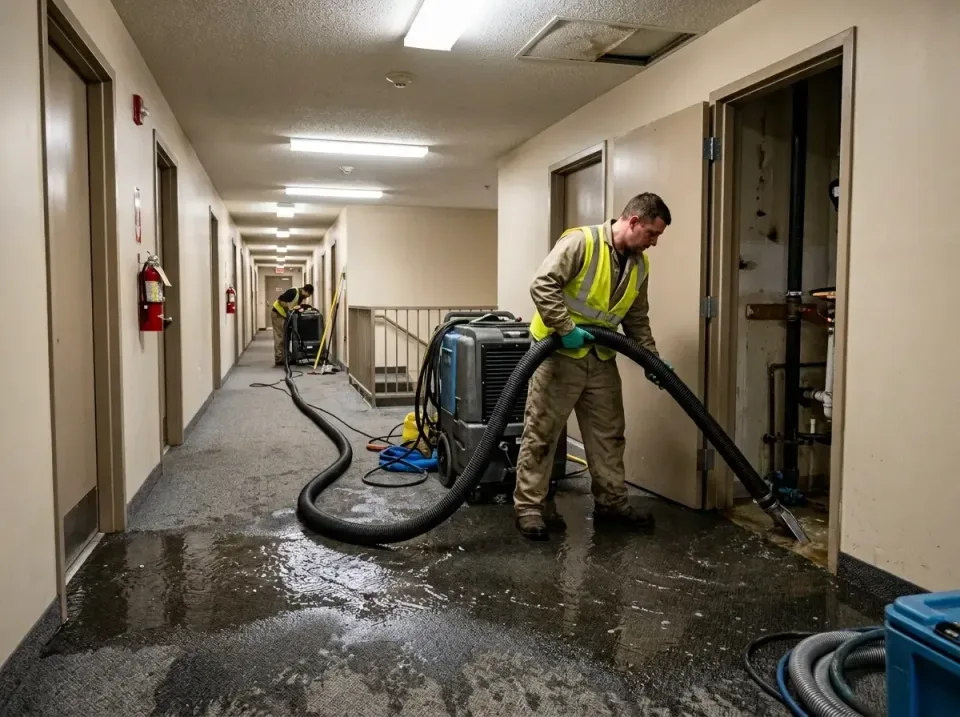 multi-unit-apartment-hallway-f-005 — frequently asked questions, Emergency Burst Pipe Water Extraction & Removal in Trumann,…